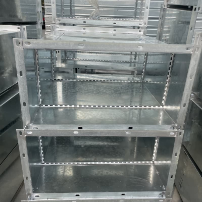 Vertical shaft cable tray