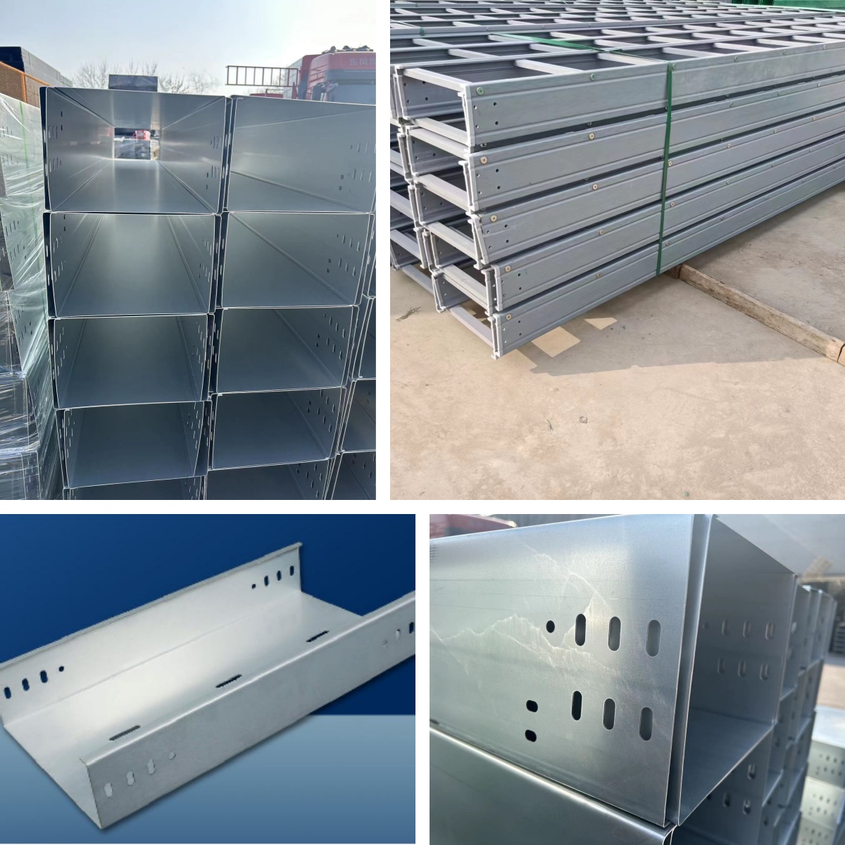 Zinc-magnesium-aluminyo cable tray