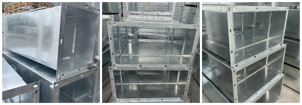 Vertical shaft cable tray